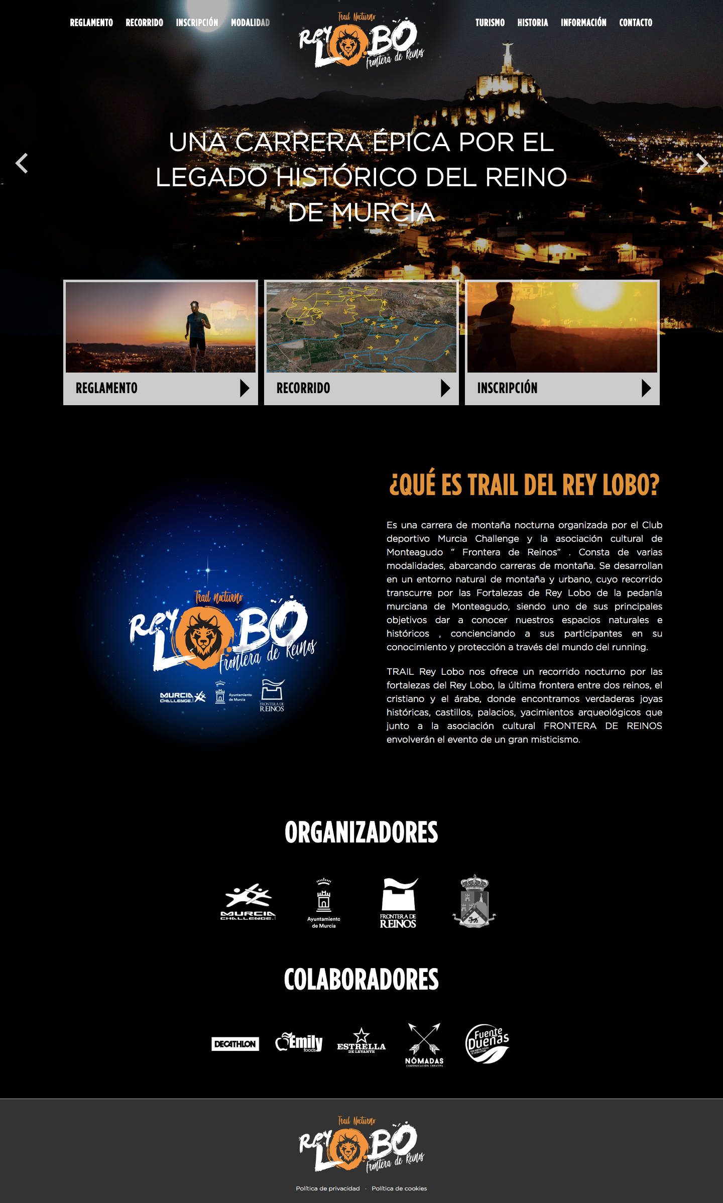 Diseño y programación de página web para Rey Lobo. Estudio de diseño en Murcia, Madrid y Panamá City | Nómadas Comunicación Creativa